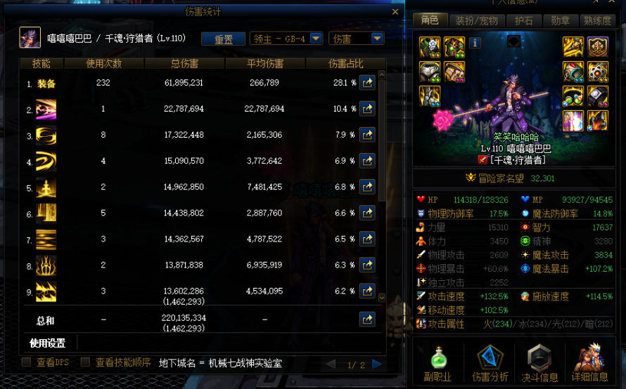 DNF私服关二爷附魔